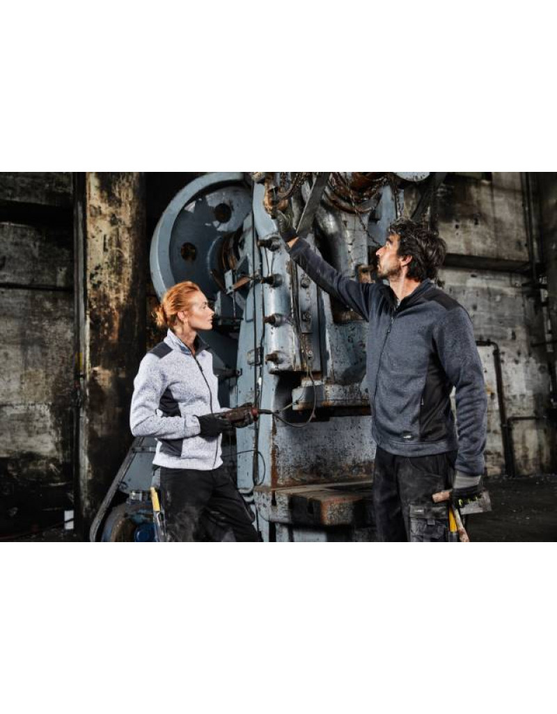 Jachetă de lucru tricotată din fleece pentru bărbați cu rezistență ridicată